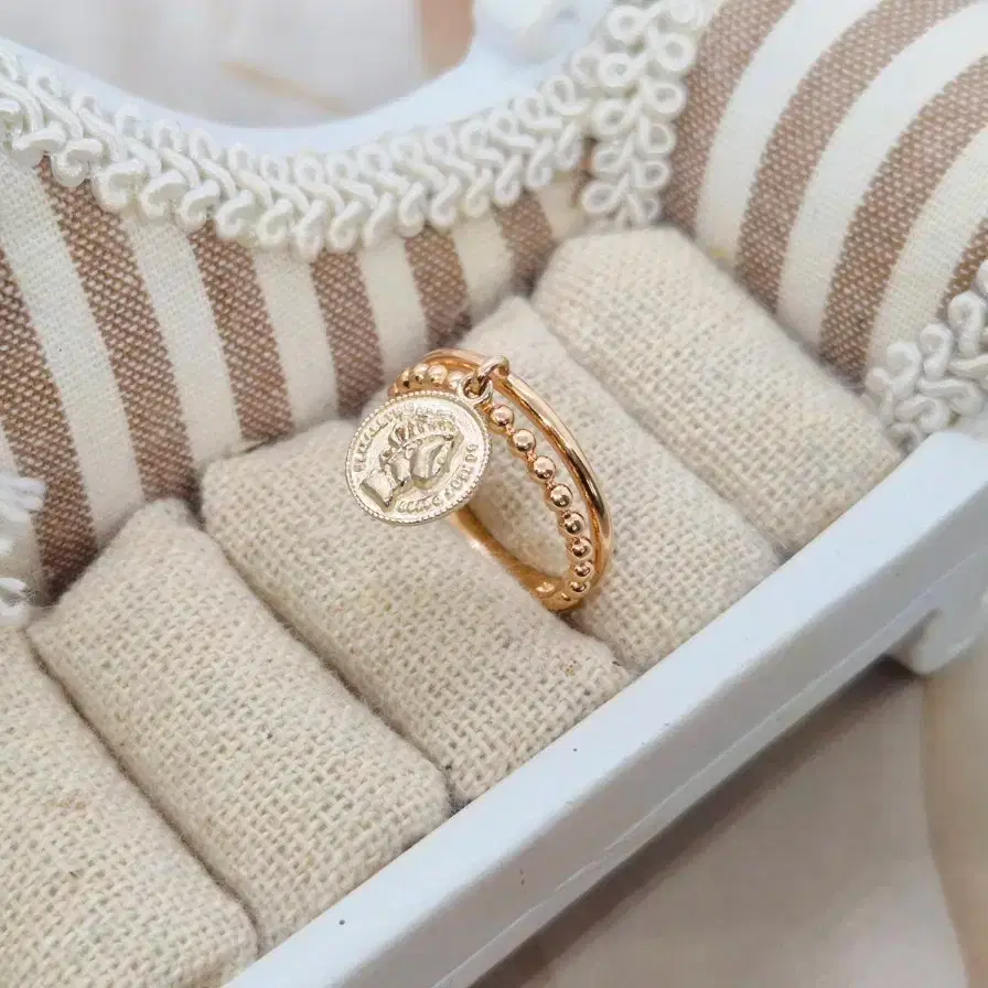 18k리얼코인반지(12호)