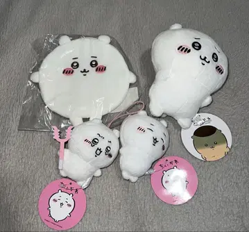 치이카와 (먼작귀) 마스코트 봉제 인형 파우치 묶음 판매