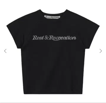 Rest&Recreation RR CRYSTAL LOGO CROP TOP