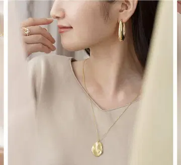 ANOH 리프 롱 목걸이 Silver925