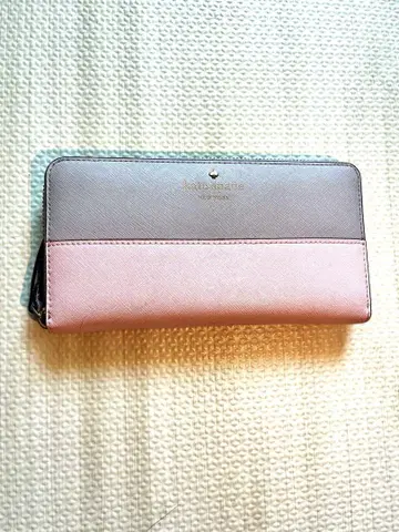 케이트 스페이드 Kate Spade 장지갑 그레이 핑크