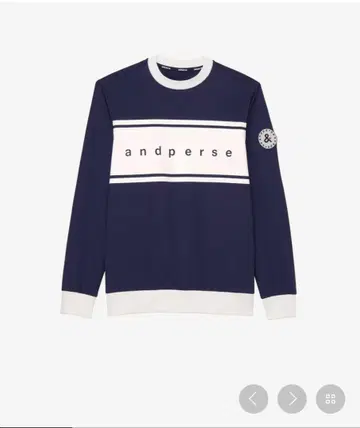 andperse 네이비 장팔 셔츠
