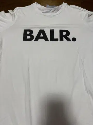 BALR. 화이트 로고 티셔츠