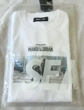 wind and sea Mandalorian 스타워즈 티셔츠 M