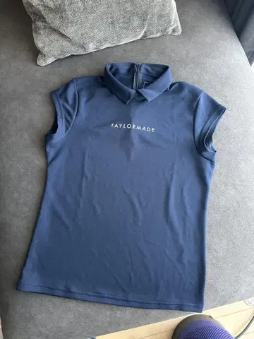 TAYLORMADE 네이비 피케 셔츠 반팔 M