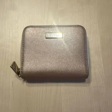 FURLA 훌라 핑크 가죽 반지갑