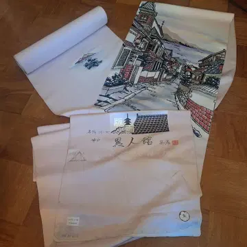 기모노 실크  옷감