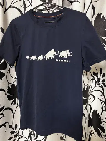 MAMMUT 속건 티셔츠 네이비 M