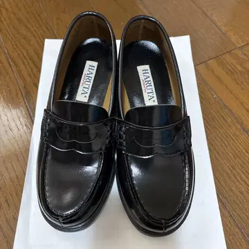 HARUTA 블랙 로퍼 22.5EEE