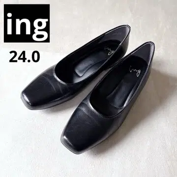 잉그 ing 펌프스 블랙 24.0cmEEE 여성용 포멀