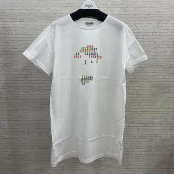 PICONE 컬러풀 인물 프린트 티셔츠 M