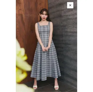 헤르립토 패딩턴 롱 드레스 S