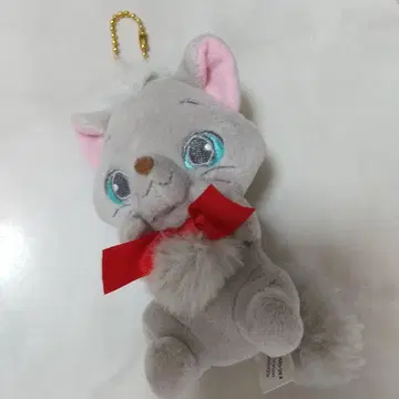 미품 디즈니 패션 고양이 벨리오즈 키링 인형