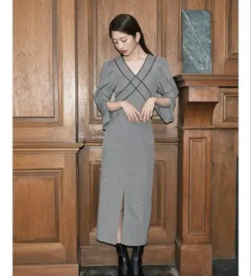 리리 브라운 원피스 프리 사이즈