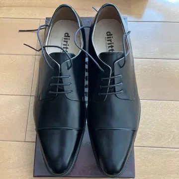 새상품 diritto 드레스 슈즈 가죽 신발 블랙 26.5cm