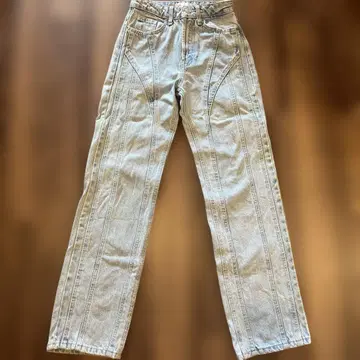 ZARA 스트레이트 데님 EUR 32 라이트 블루