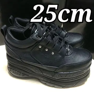 마지막 한 켤레 25cm YOSUKE 초 통굽 스니커즈 노멀 타입 블랙