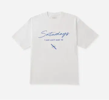 FRAGMENT x Saturdays NYC SS 티셔츠 흰색 S