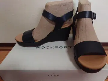 ROCKPORT LYLA 2 PIECE 샌들 블랙 22cm 컨디션 최상