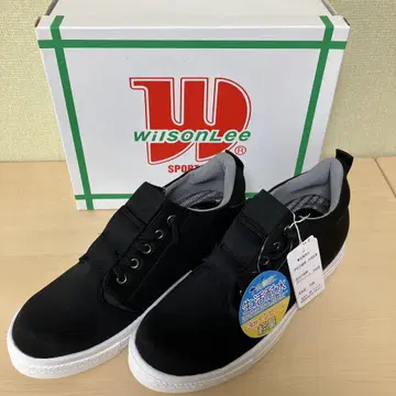 WilsonLee 블랙 스니커즈 박스 포함