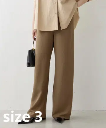 갈라르다갈란테 와이드 드로스트 팬츠 모카 3