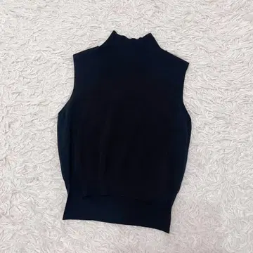 FRAY I.D 프레이아이디 슬리브리스 니트 블랙