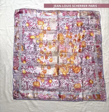 JEAN-LOUIS SCHERRER PARIS 스카프 실크 100%