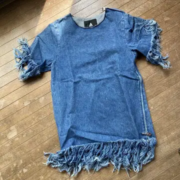 AMBUSH 데님 반팔
