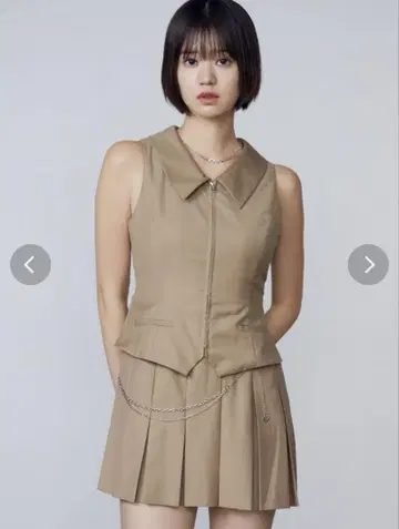 에모다 emoda 레이어 베스트 체인 원피스