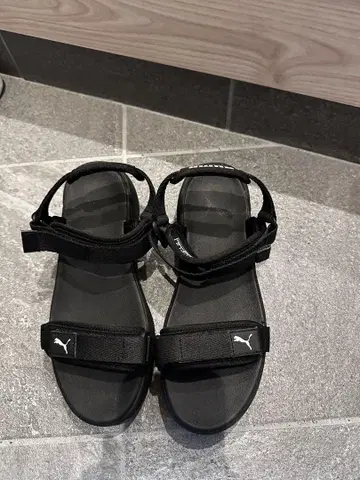PUMA 스포츠 샌들 블랙 경량