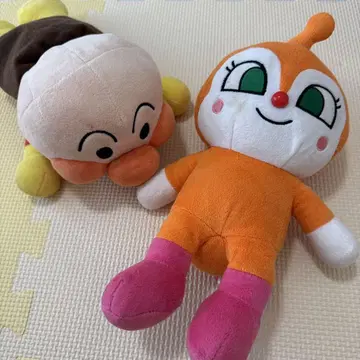 호빵맨 짤랑이 봉제 인형 28cm 묶음 판매