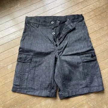 NAOSHIYA 커스텀 팩토리 데님 쇼츠