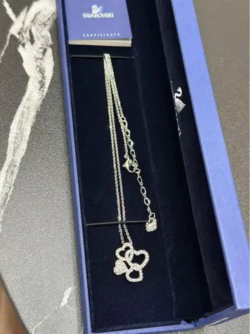 스와로브스키 목걸이 하트 하모니 파베 크리스탈