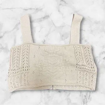 새상품 Eaphi 에피 plant motif knit 뷔스티에