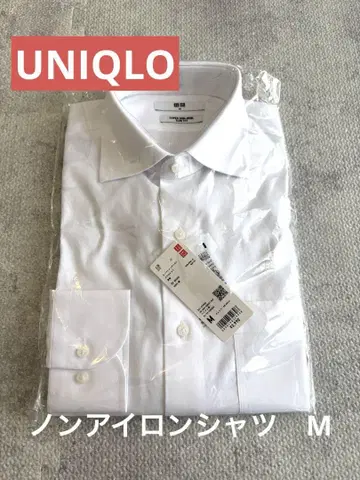 유니클로 슈퍼 논아이론 슬림 셔츠 남성용 M 사이즈