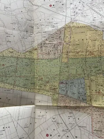 고베시 전체 지도  1974년 10월  지도
