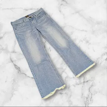 [Lee] Lee (S) 데님 청바지 스트레이트 앵클 기장 캐주얼