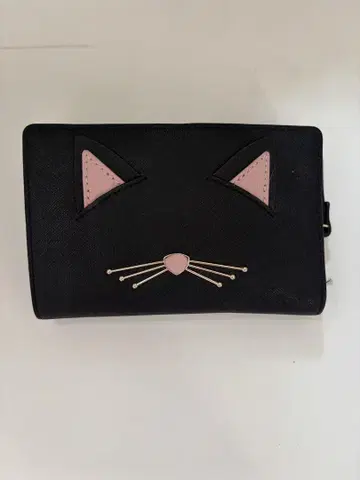 kate spade 고양이 지갑 블랙