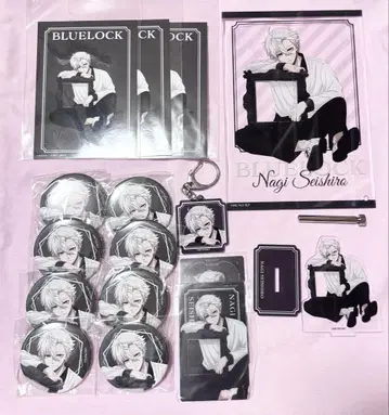 블루 록 나기 세이시로 THE 캐릭터 Frame ver. 캔뱃지