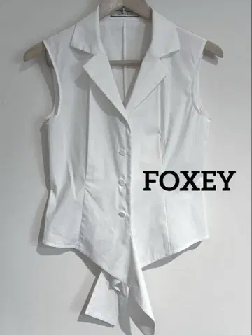 FOXEY 민소매 셔츠 38