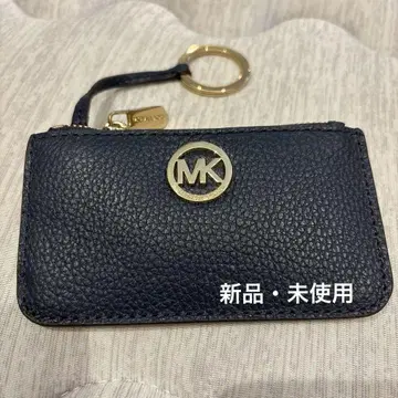 MK 마이클 코어스 네이비 가죽 키 케이스