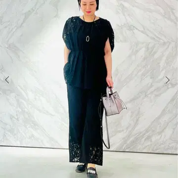 ANAYI norment 레이스 팬츠 블랙 미사용 새상품 택 포함