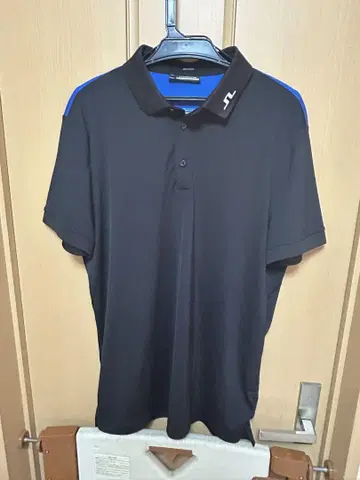 J.LINDEBERG XL 피케 셔츠 블랙/블루
