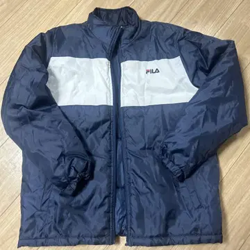 FILA 네이비 화이트 점퍼