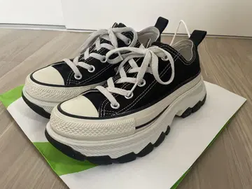 컨버스 CONVERSE 통굽 스니커즈 블랙 22.5