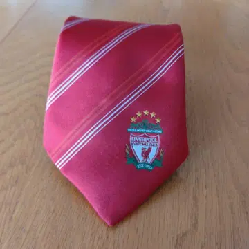 리버풀 FC 스트라이프 넥타이 빨간색