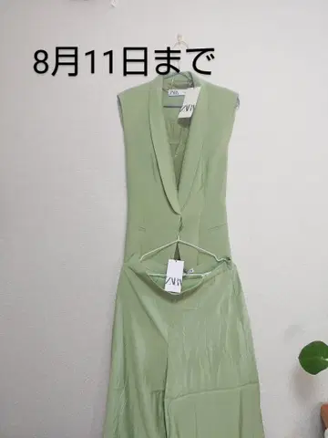 ZARA 슬리브리스 팬츠 셋업
