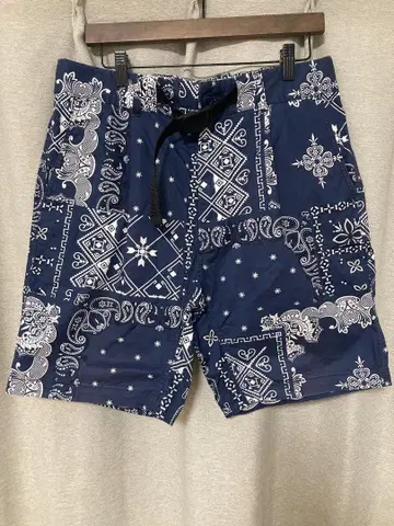 wildthings 와일드싱스   쇼트 팬츠   페이즈리   네이비