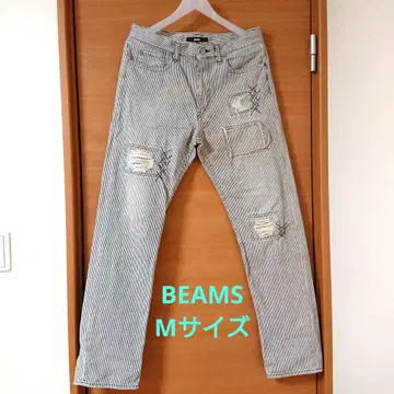 BEAMS 빔즈 데미지 팬츠 M 사이즈