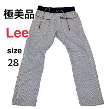컨디션 최상 Lee 이지 팬츠 히코리 스트라이프 28 S